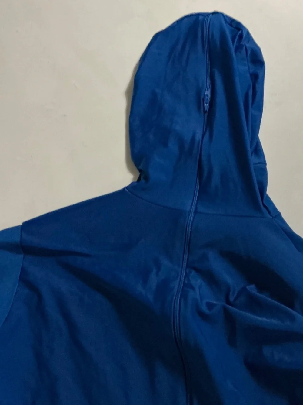 Blue morph suit with minion glasses medium